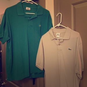 Lacoste size 7 polo set- wowserz!